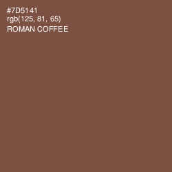 #7D5141 - Roman Coffee Color Image